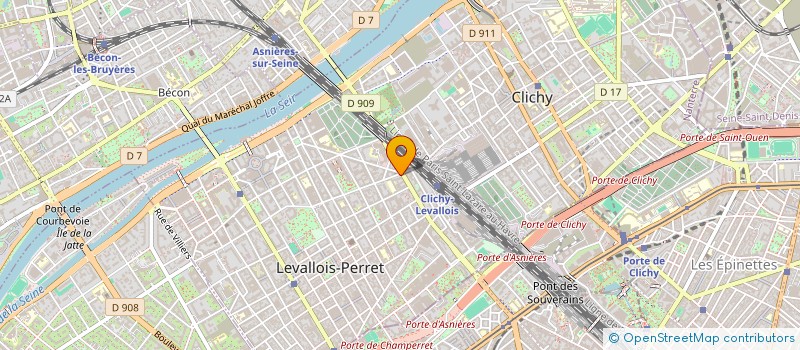 localisation de l'entreprise 793 745 431 à LEVALLOIS-PERRET