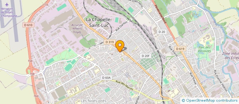 localisation de l'entreprise 793 762 287 à LA CHAPELLE-SAINT-LUC