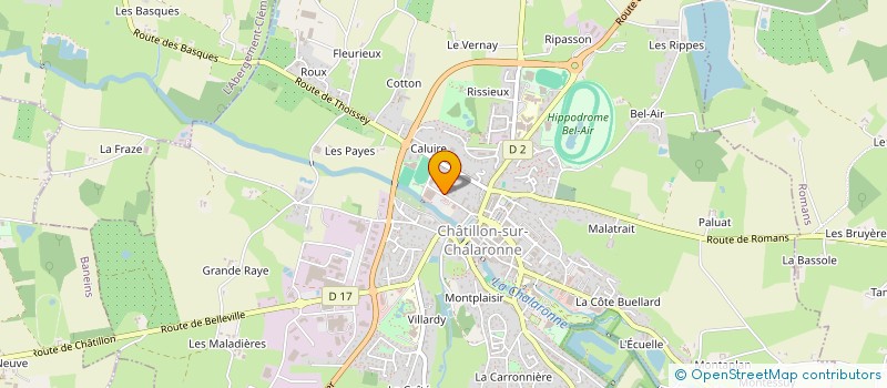 localisation de l'entreprise 793 783 085 à CHATILLON-SUR-CHALARONNE