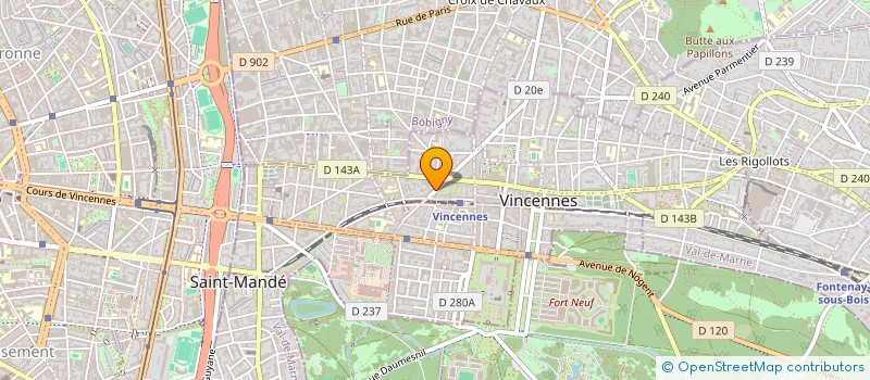 localisation de l'entreprise 793 806 456   VINCENNES