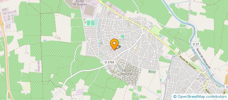 localisation de l'entreprise 793 808 411   SAUVIAN