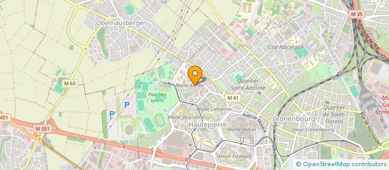 localisation de l'entreprise 793 832 718 à STRASBOURG