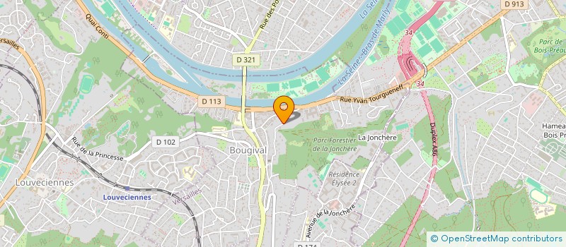 localisation de l'entreprise 793 834 383   BOUGIVAL