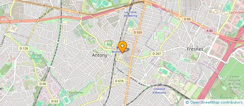 localisation de l'entreprise 793 887 704 à ANTONY