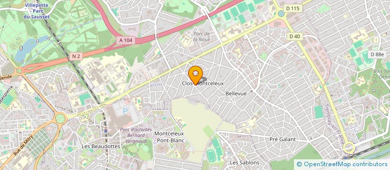localisation de l'entreprise 793 943 606 à VILLEPINTE