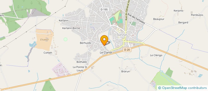 localisation de l'entreprise 793 945 221   SURZUR