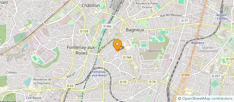 localisation de l'entreprise 793 946 849  à FONTENAY-AUX-ROSES