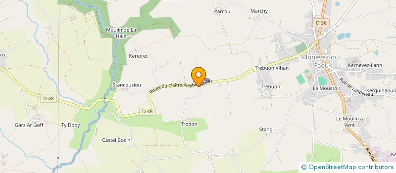 localisation de l'entreprise 793 959 297   PLONEVEZ-DU-FAOU
