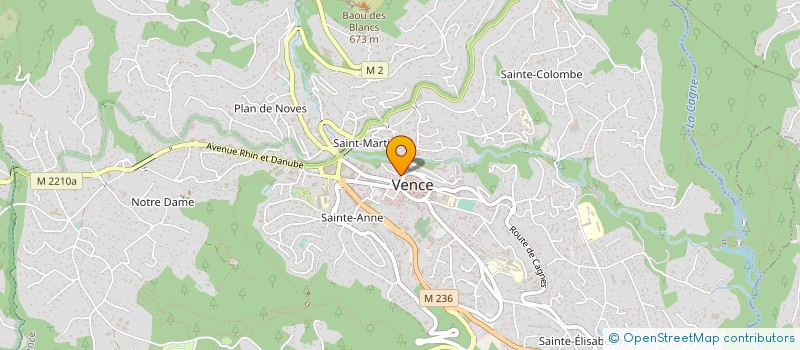 localisation de l'entreprise 793 959 446   VENCE