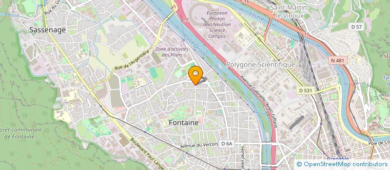 localisation de l'entreprise 794 001 743   FONTAINE