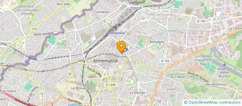 localisation de l'entreprise 794 010 116   LES ROCHES-DE-CONDRIEU