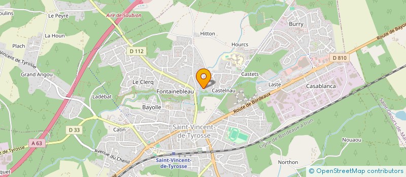 localisation de l'entreprise 794 021 865 à SAINT-VINCENT-DE-TYROSSE