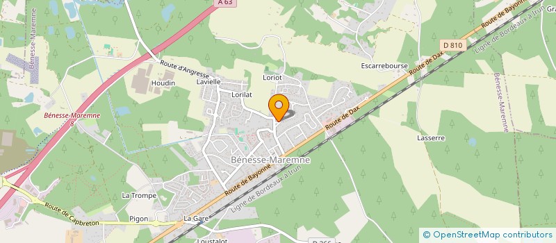 localisation de l'entreprise 794 032 664   BENESSE-MAREMNE