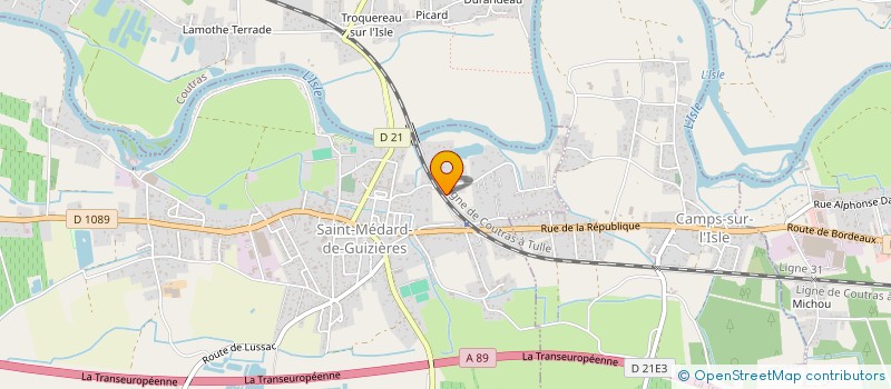 localisation de l'entreprise 794 101 774   SAINT-SEURIN-DE-PRATS