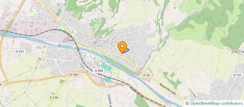 localisation de l'entreprise 794 138 925   CREST