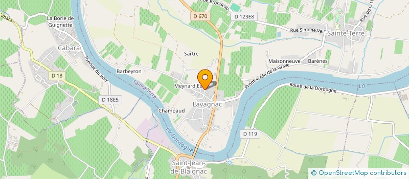 localisation de l'entreprise 794 162 206   SAINTE-TERRE