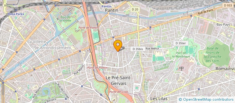 localisation de l'entreprise 794 184 663   PANTIN