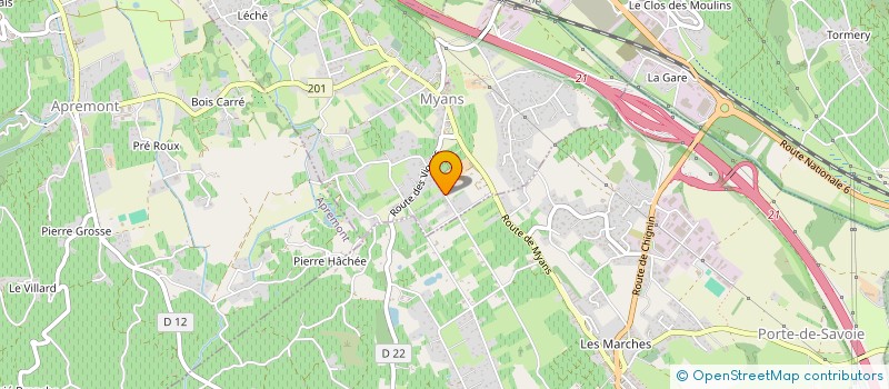 localisation de l'entreprise 794 187 021   MYANS