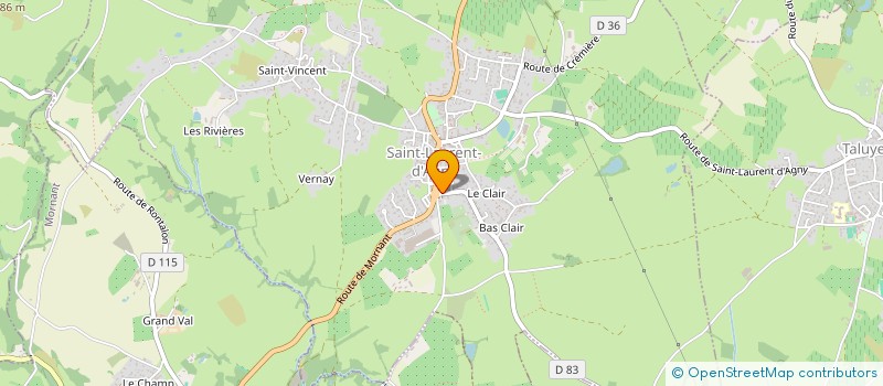 localisation de l'entreprise 794 219 501   MORNANT