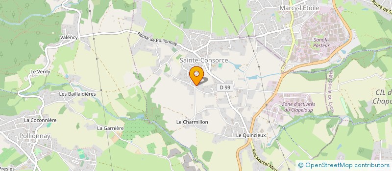 localisation de l'entreprise 794 237 636   SAINTE-CONSORCE