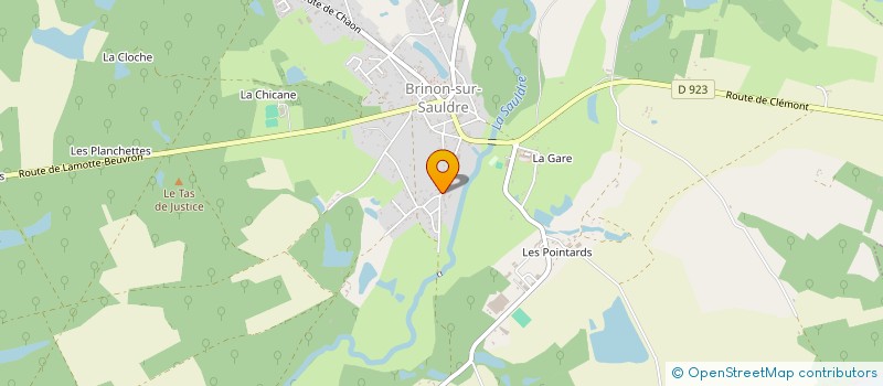 localisation de l'entreprise 794 302 455   BRINON-SUR-SAULDRE