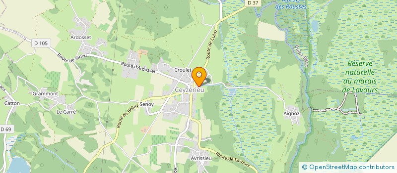 localisation de l'entreprise 794 341 081 à CEYZERIEU