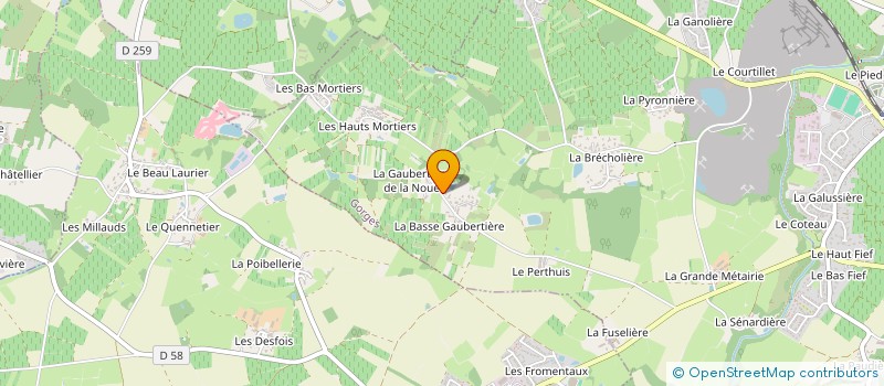 localisation de l'entreprise 794 384 008   GORGES