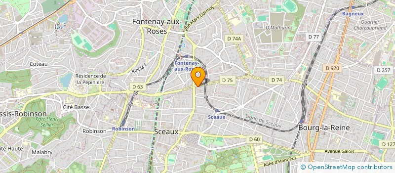 localisation de l'entreprise 794 393 819 à SCEAUX