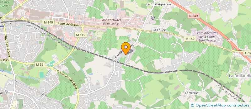 localisation de l'entreprise 794 397 570 à VERTOU