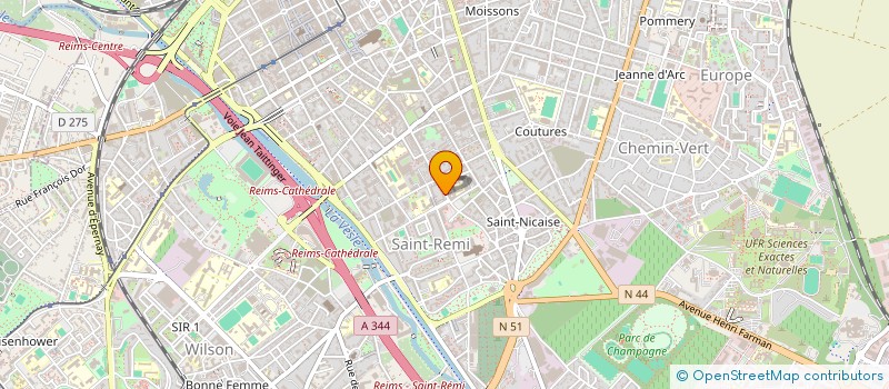 localisation de l'entreprise 794 399 345   REIMS