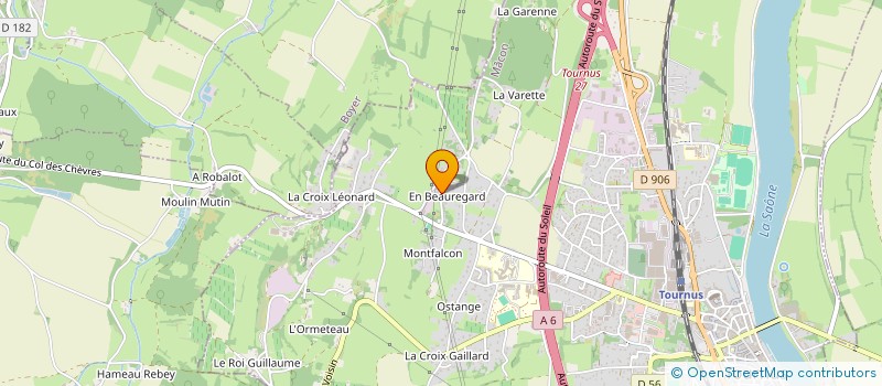localisation de l'entreprise 794 432 922 à TOURNUS