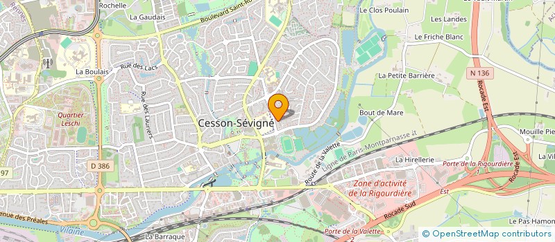 localisation de l'entreprise 794 440 396   BRUZ