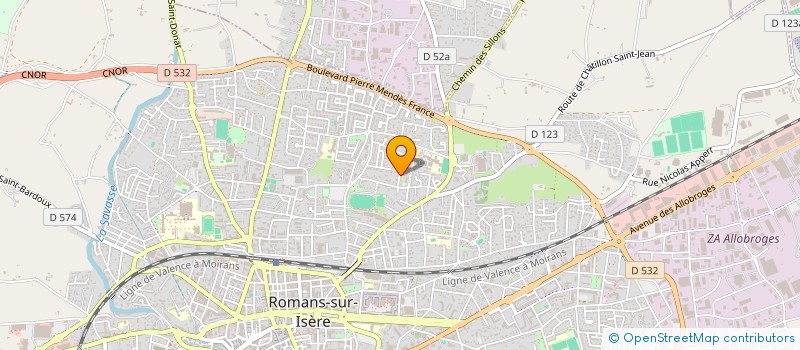 localisation de l'entreprise 794 466 003   ROMANS-SUR-ISERE