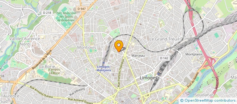 localisation de l'entreprise 794 512 855   LIMOGES