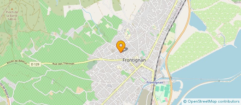 localisation de l'entreprise 794 558 692 à FRONTIGNAN