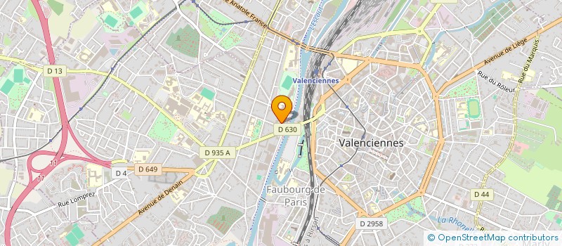 localisation de l'entreprise 794 574 590   VALENCIENNES