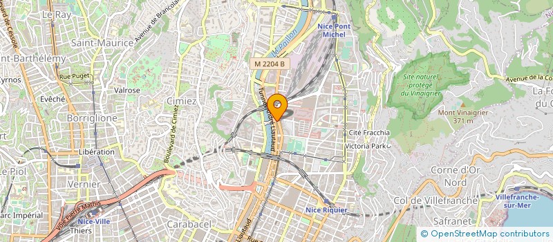 localisation de l'entreprise 794 609 396 à NICE