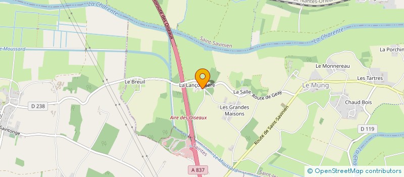 localisation de l'entreprise 794 616 029   SAINT-PORCHAIRE