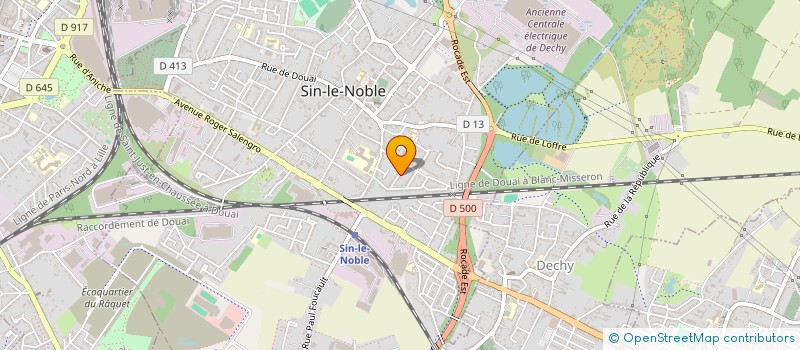 localisation de l'entreprise 794 654 079   SIN-LE-NOBLE