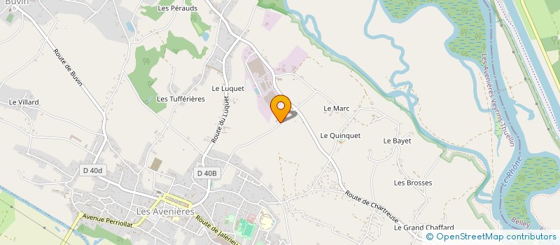 localisation de l'entreprise 794 658 203   LES AVENIERES VEYRINS-THUELLIN