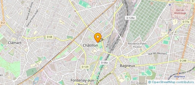 localisation de l'entreprise 794 677 302   CHATILLON
