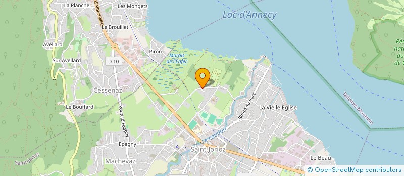 localisation de l'entreprise 794 692 525   SAINT-JORIOZ