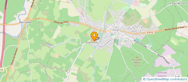 localisation de l'entreprise 794 710 053   BAGES