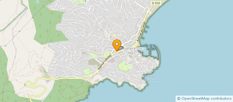 localisation de l'entreprise 794 718 411  à CAVALAIRE-SUR-MER