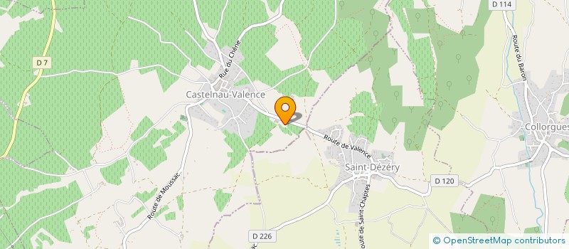 localisation de l'entreprise 794 745 778   CASTELNAU-VALENCE