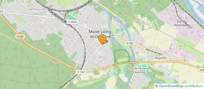 localisation de l'entreprise 794 757 013   MONTIGNY-SUR-LOING