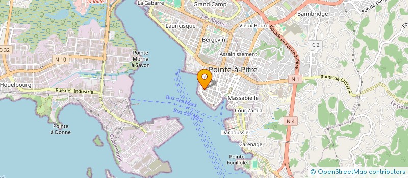 localisation de l'entreprise 794 763 433 à POINTE-A-PITRE