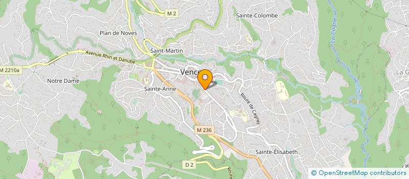localisation de l'entreprise 794 765 735 à VENCE