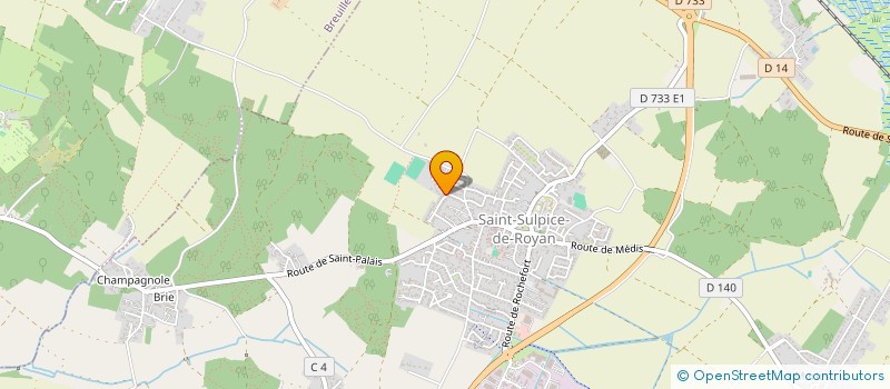 localisation de l'entreprise 794 793 927   SAINT-SULPICE-DE-ROYAN