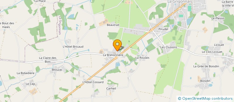 localisation de l'entreprise 794 822 130   LA GRIGONNAIS